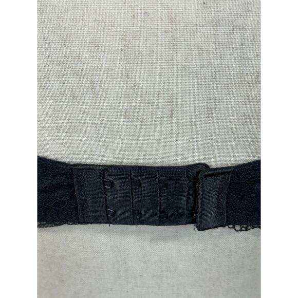 Victoria’s Secret Body By SZ 36D Unlined Demi Bra Floral Lace Wired Adjustable - Picture 8 of 11